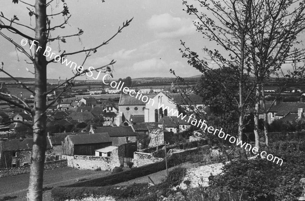 POOR VIEWS OF TOWN ABBEY FROM BOYS SCHOOL  THE DUISKE